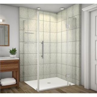 Aston Avalux GS 48 in. x 72 in. Frameless Shower Enclosure in Chrome with Glass Shelves SEN992 CH 4836 10