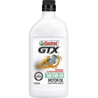 Castrol GTX 5W 30 Conventional Motor Oil, 1 qt