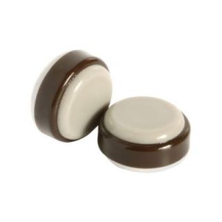 SlipStick 1 in. Furniture/Floor Protective Slider Foot Chocolate CB255