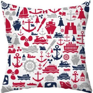 Checkerboard, Ltd Seafarer Outdoor Throw Pillow