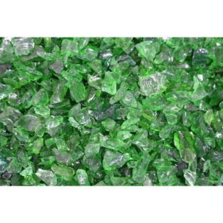 Margo Garden Products 1/4 in. 10 lb. Green Landscape Glass DFG10 L011S