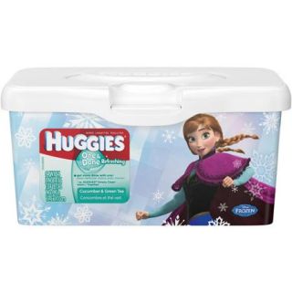HUGGIES One & Done Refreshing Baby Wipes, Disney Frozen Graphics, 64 Sheets