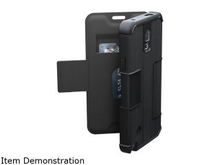 Urban Armor Gear Black/Black Solid Folio Case for Samsung Galaxy Note 4 UAG GLXN4F BLK VP
