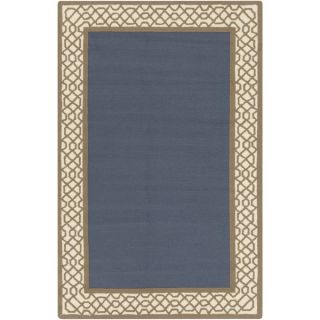 Hand Hooked Ludlow Border Rug (8 x   17200465  