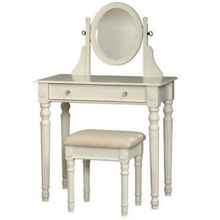 Linon Lorraine Vanity Set White