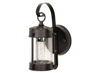 Piper Wall Lantern 1 Lt Blk Satco Outdoor Lighting 60/635 045923606359