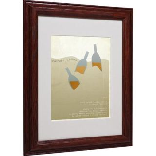 Trademark Fine Art "Father Goose" Matted Framed Canvas Art by Megan Romo