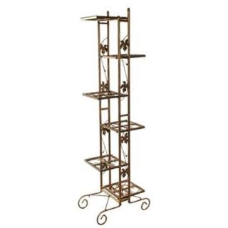 Oakland Living 5199 BK   6 Level Plant Stand   66 Inches   Black