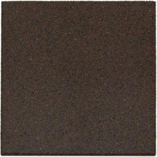 Envirotile 18 in. x 18 in. Earth Rubber Flat Profile Paver MT5000697
