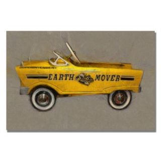 Trademark Fine Art 22 in. x 32 in. Earth Mover Pedal Car Canvas Art MC0148 C2232GG