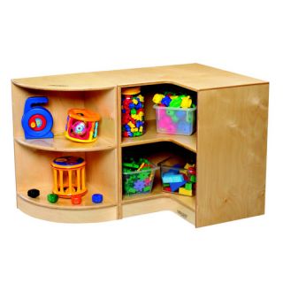 Durable Outside Corner Shelf by Childcraft