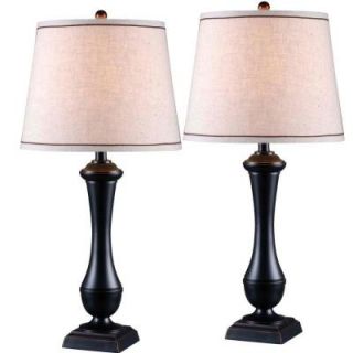 Kenroy Home Fazio 30 in. Oil Rubbed Bronze Table Lamp (2 Pack) 32324ORB