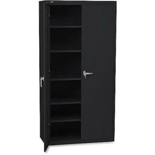 HON Assembled Storage Cabinet, 5 Adjustable Shelves with Locking System