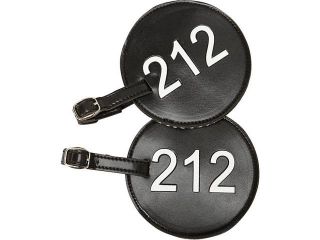 pb travel Leather Number Luggage Tag 212   Set of 2