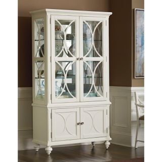 American Drew Lynn Haven Curio China Cabinet in White   416 855