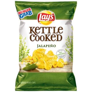 Lay's Kettle Cooked Jalapeno Potato Chips, 2.5 oz