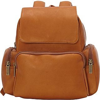 Le Donne Leather Multipocket Backpack   Exclusive