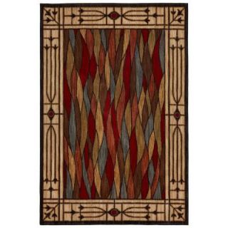 Bob Timberlake Heritage Bethel Glass Multi 5 ft. 3 in. x 7 ft. 10 in. Area Rug 452834