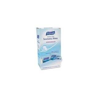 Purell 9027 12 Cottony Soft Individually Wrapped Hand Sanitizing Wipes  5'' x 7''  120/Box