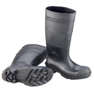 Enguard Men Size 11 Black PVC Plain Toe Boots EGPT 11