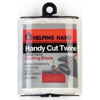 Helping Hands 60042 200 ft. White Cotton Handy Cut Twine   Pack of 3