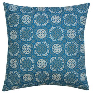 Divine Designs Batik Medallion Cotton Pillow