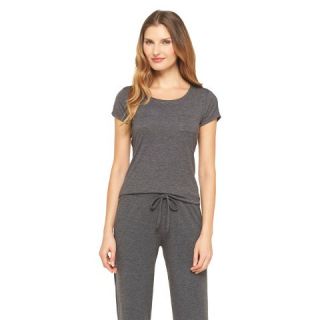 Womens Sleep Tee Shirt Armor Gray   Gilligan & OMalley®