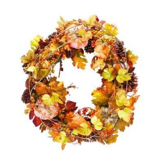 Home Decorators Collection 34 in. Artificial Harvest Wreath 9308110570