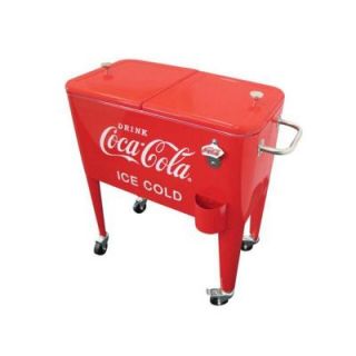 Leigh Country 60 Qt. Ice Cold Red Retro Coca Cola Cooler CP 98108