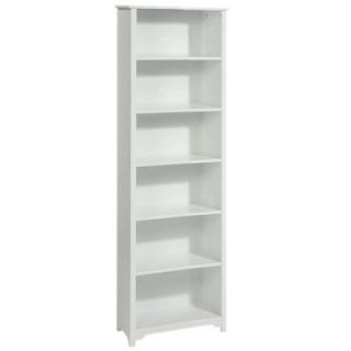 Home Decorators Collection Oxford 24 in. 6 Shelf Open Bookcase in White 2877425410