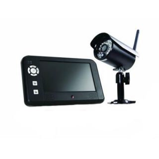 First Alert 4 CH 2GB SD Card Surveillance System with 1 Wireless Indoor/Outdoor Camera and 7 in. LCD Monitor DISCONTINUED DW 700