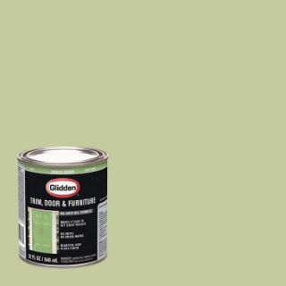 Glidden 1 qt. Urban Green Gloss Interior/Exterior Oil Paint GL 311 04