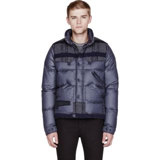 Moncler Grey Patterned White Mountaineering Edition Reaper Jacket