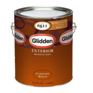 Glidden Premium 1 gal. Semi Gloss Latex Exterior Paint GL6813 01
