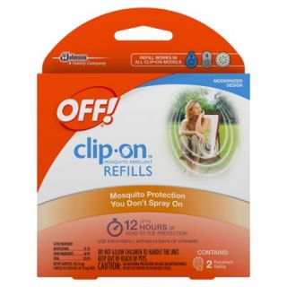 OFF Clip On Mosquito Repellent Refill, 2 count, 0.0032 Ounces