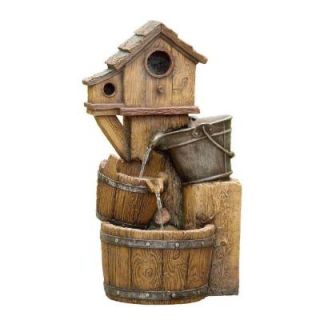 Fountain Cellar Bird House Outdoor Water Fountain without Light FCL054