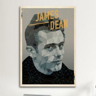 American Flat James Dean Graphic Art on Canvas by iCanvas