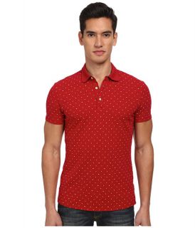 Armani Jeans All Over Micro Printed Eagle Polo