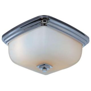 World Imports Galway Bath Collection 2 Light Chrome Ceiling Flushmount WI857208