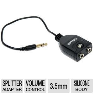 Maxell 191206 3.5mm Headphone Splitter