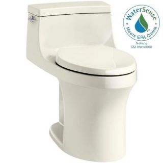 KOHLER San Souci 1 piece 1.28 GPF Single Flush Elongated Toilet in Biscuit K 5172 96