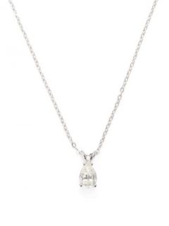 0.75 Total Ct. Pear Cut Diamond Pendant Necklace, I, SI1 by Nephora