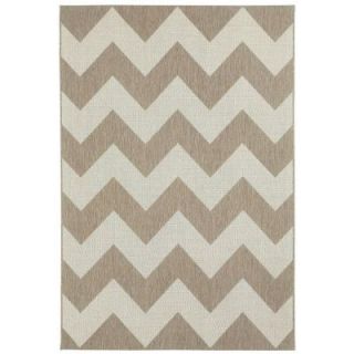 Capel Elsinore Chevron Wheat 5 ft. 3 in. x 7 ft. 6 in. Area Rug 4726RS05030706675