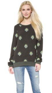 Wildfox Peacocks Pullover