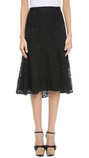 Rebecca Taylor Lace Fluted Skirt