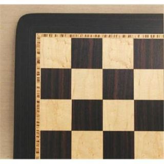 WW Chess 55520EBM Ebony  Birdseye Maple Veneer Board