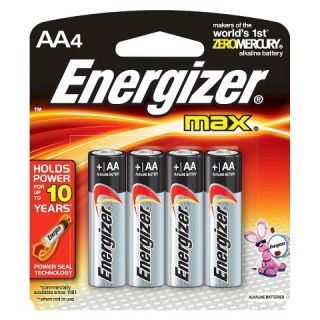 Energizer Max AA Batteries 4 Count