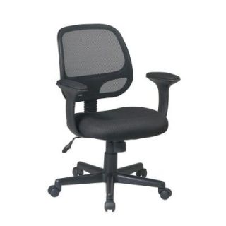 Office Star Screen Back Task Chair in Black EM20222 3
