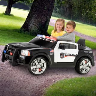 Kid Trax Dodge Pursuit Police Car 12 Volt Battery Powered Ride On