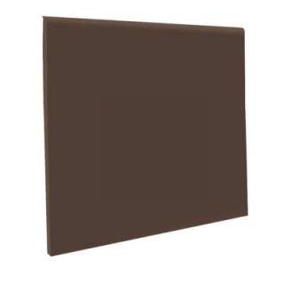ROPPE 700 Series No Toe Burnt Umber 4 in. x 1/8 in. x 48 in. Thermoplastic Rubber Cove Base (30 Pieces / Carton) DISCONTINUED 40N72P194